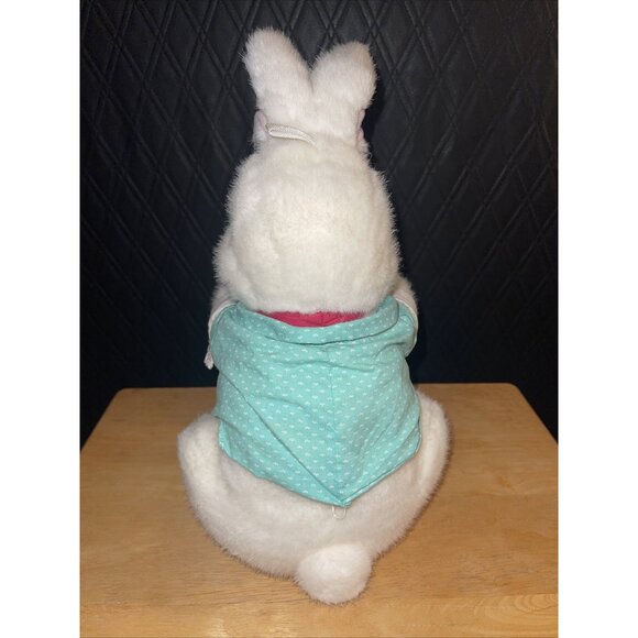 "The White Rabbit" Plush Stuffed Toy With Red Glasses & Pocket Watch - Picture 5 of 11